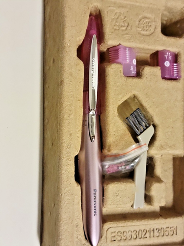 Panasonic ES2113PC Women's Facial Hair Trimmer Shaver Pink Free ship! - 第 5/5 張圖片