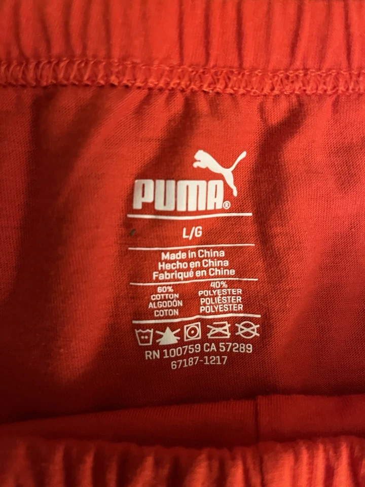 PUMA Men's Vintage Low-Rise Brief (s), Red/black Cotton-blend Size LARGE - Image 2 of 4