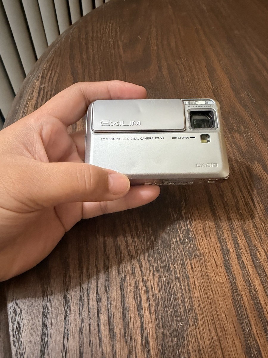 Casio EX-V7 7.2MP Digital Camera - Silver for sale online | eBay