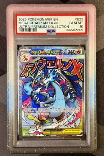 PSA 10 Mega Charizard X ex - 023 Ultra Premium Collection Promo - Mega Evolution