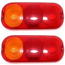 700/50024 Two New Aftermarket Rear Light Lenses For JCB Loader Backhoes 1CX 4CX
