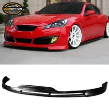 Fits 10-12 Hyundai Genesis Coupe Style S1 Pu Front Bumper Lip Spoiler Splitter