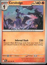 Ceruledge 020/094 ME02 Phantasmal Flames U NM English Pokémon
