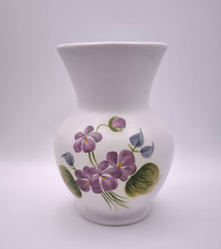 Radford England Hand Painted Vase Floral Mid Century 14.5cm Vintage