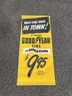 Vintage Goodyear Tire Cloth Banner