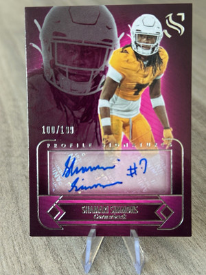 2025 Panini Silhouette Profile Signatures Auto Shamari Simmons PS-SSS /199