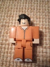 Roblox Jailbreak Prisoner Orange Jumpsuit Action Figure Jazwares