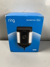 Ring Spotlight Cam Plus, Plug-In Two-Way Talk Outdoor Security Camera - Black