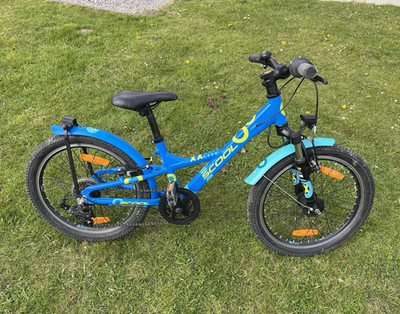 S'cool XXR 20 Kinder-Mountainbike 20 Zoll Blau/Türkis, 5-7 Jahre