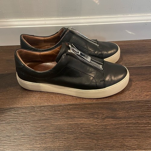 Sneakers basse Frye Lena in pelle con zip 8M - Foto 2 di 14