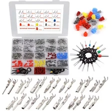 500Pcs Automotive Terminal Pin Connector Kit Wire Seals & Removal Tool Set
