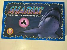 Sharks! An Undersea Adventure Board Game 1997 Educational Family Trivia Complete