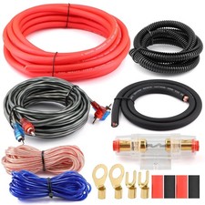 Cables Para Amplificadores De Carro Auto Altavoces Kit De Instalacion Calibre 4