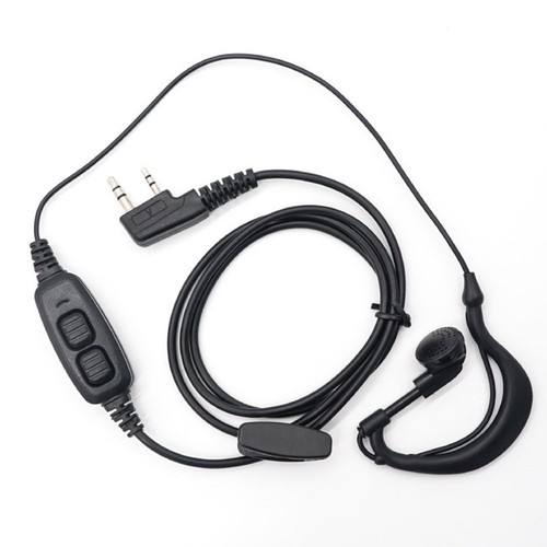 Dual PTT Headset w/ Invisible Microphone Mic for Baofeng BF-UV5R UV82 UV82L UV89 - Zdjęcie 3 z 12
