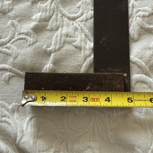Lote De Herramientas De Carpintería Antiguas De Colección Carpintero Latón Cuadrado Madera Escriba Manijas - Imagen 9 de 14