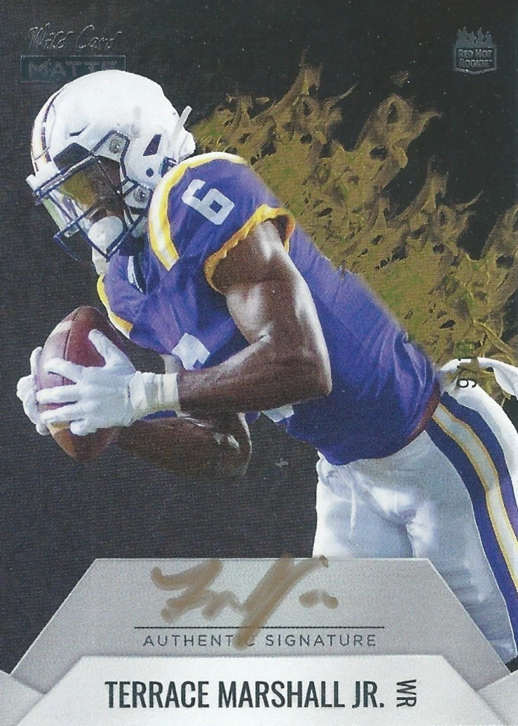 2021 Wild Card MATTE Terrace Marshall Jr. #MRHR-13