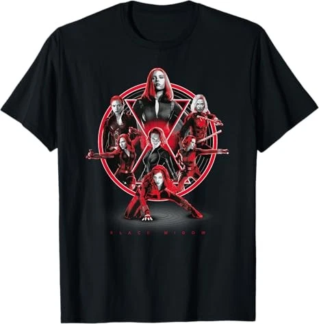 Marvel Avengers Black Widow Multiplied T-Shirt