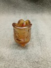 Fenton Autumn Gold Glass Slipper 50th Anniversary Hand Painted Signed J Powell — photo 4