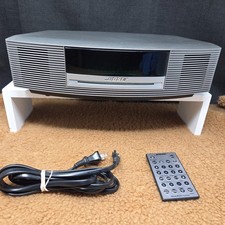 Bose Wave Radio Music System  (1st gen) - Titanium Silver - TESTED w/ Remote