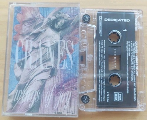 Cranes: Wings Of Joy (RCA & Dedicated Records, Cassette Tape, 1991) Rare Vintage