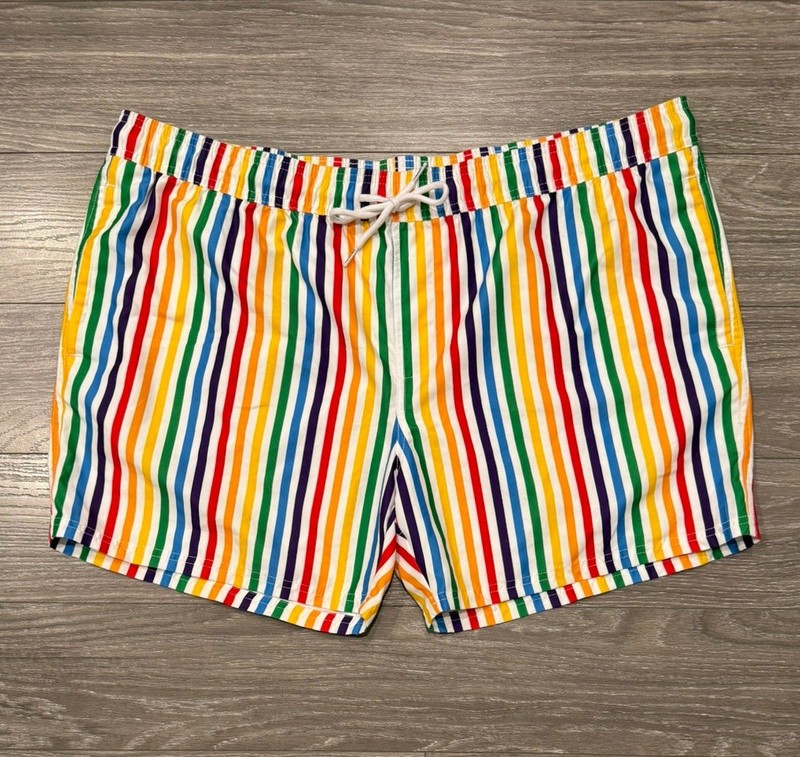 Trinity Men’s Board Shorts/Swim Trunks 2XL Rainbow XXL PRIDE
