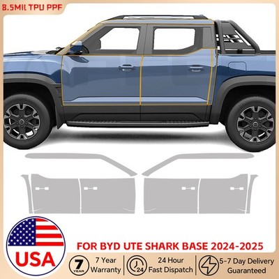 Doors PreCut Paint Protection Film Gloss Clear PPF TPU For BYD SHARK 2024 2025