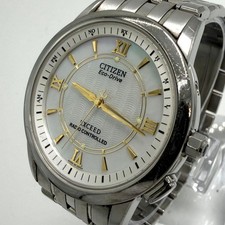 Orologio Uomo Citizen Exceed Titanio Quadrante Conchiglia Usato