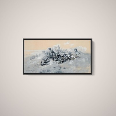 Charles Marion Russell - Custer's Last Stand - Art Print on Paper or Canvas
