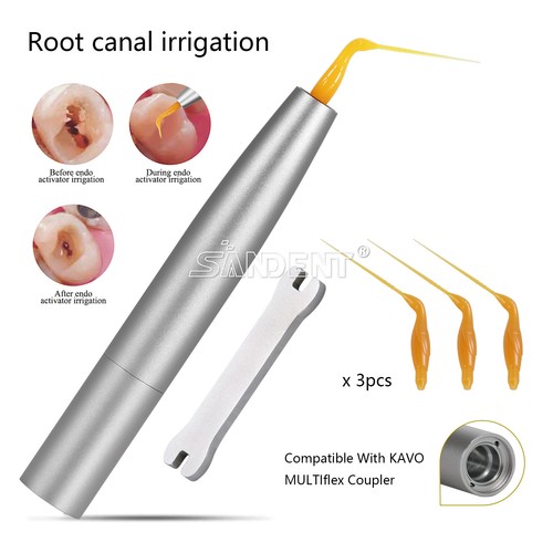 Manipolo scalatore aria dentale attivazione irrigazione periodo&3 punte adatto KaVo/30 punte - Foto 2 di 47