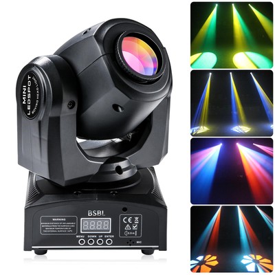 BSBL LED Moving Head DJ Lights 30W Spotlight with GOBO 15 Color