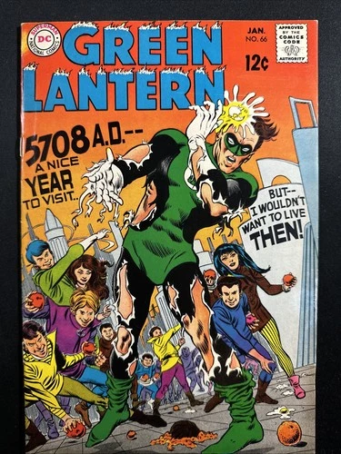 GREEN LANTERN #66 1968 Vintage Silver Age DC Comics 1st Print Good/VG *A11