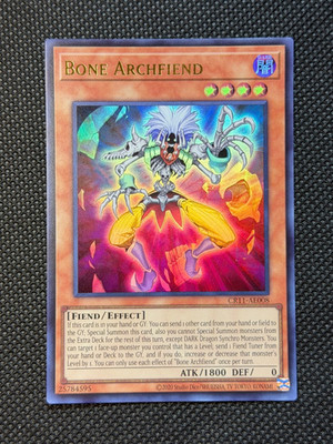 Bone Archfiend - ULTRA RARE - CR11-AE008 - NM AE Yu-Gi-Oh! Card
