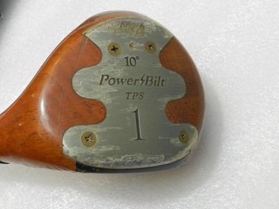 POWERBILT TPS PERSIMMON Driver 1 Wood 10° RS  Golf Club  D81K