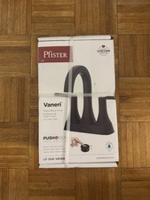 Pfister Vaneri Matte Black Centerset Bathroom Sink Faucet Push  Seal Lever