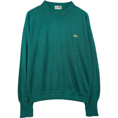 Used 1980'S Lacoste CHEMISE French Lacoste acrylic knit sweater made in Spai...