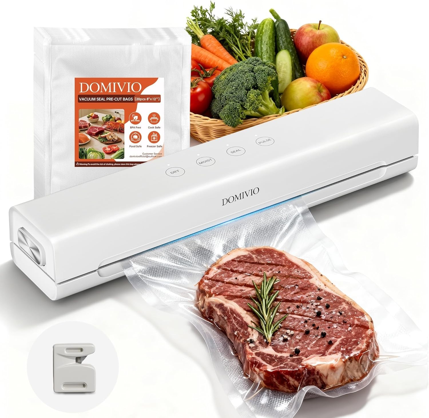 Vacuum Sealer Machine 65kPa 4 Modes with Cutter