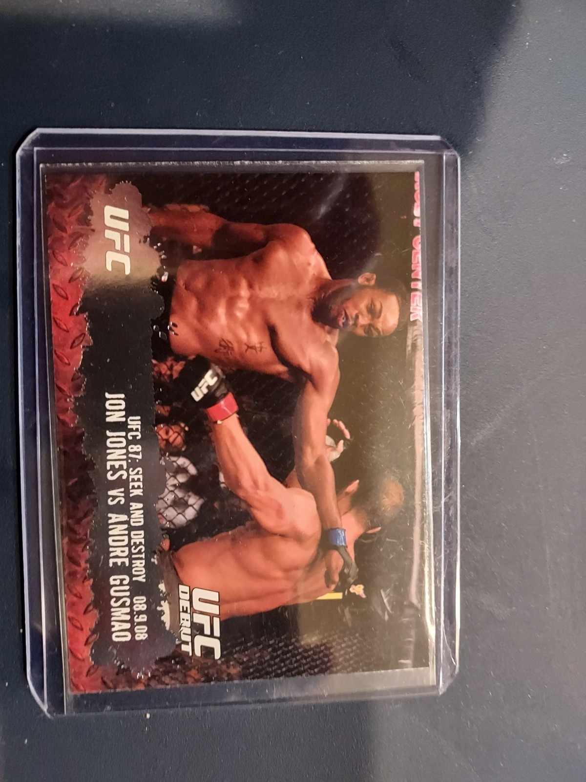 2009 Topps UFC Round 2 - UFC Debut Jon Jones, Andre Gusmao #101 (RC)