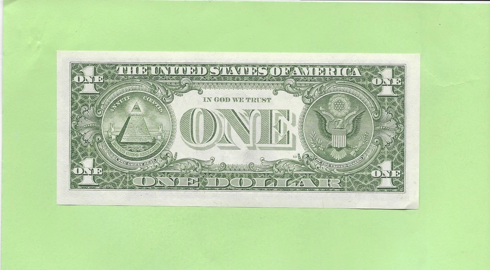 1985 ..UNCIRC $1  A 1066 4096 D  .... 1985  $1  A-D       NICE NOTE      FRN - Image 2 of 2