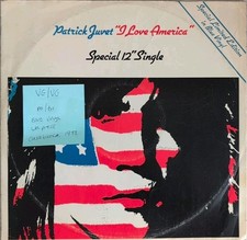 Patrick Juvet I Love America Blue Vinyl Record 12" VG/VG CAF132 1978