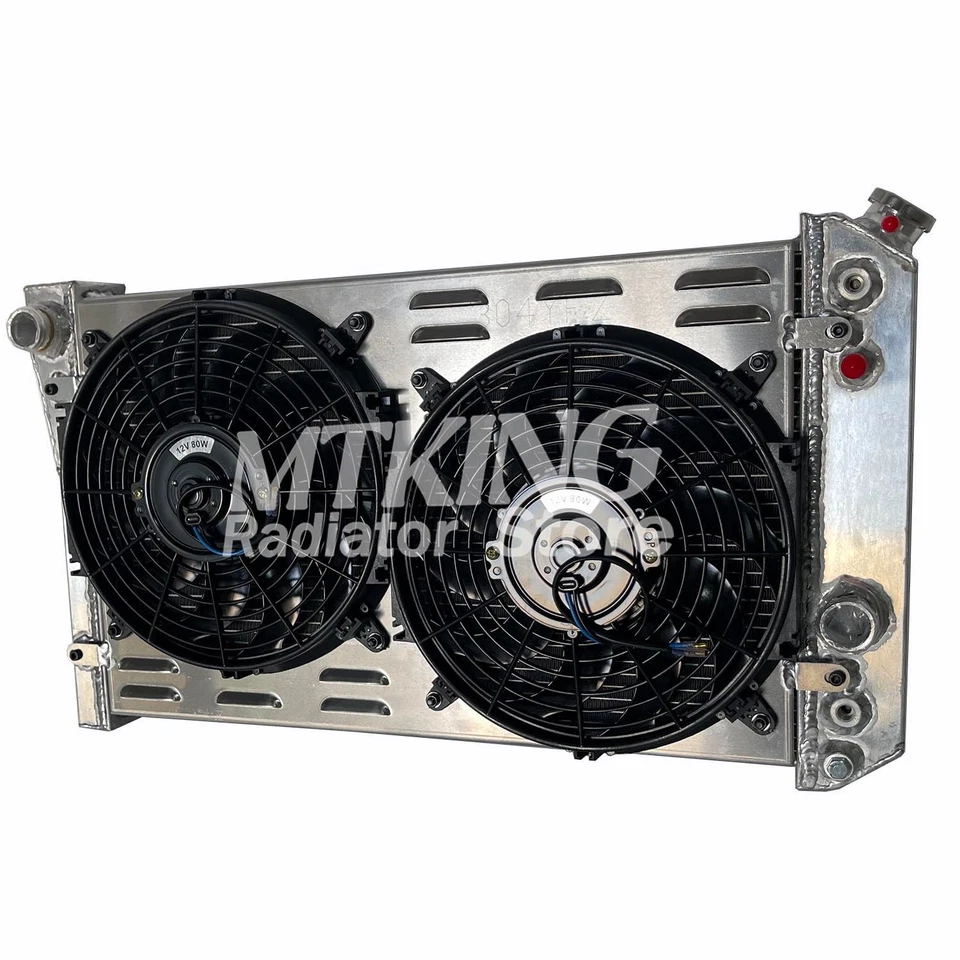 Radiador + ventilador para Chevrolet Corvette 1984-1990 / Chevrolet S10 Blazer 1982-2002 Foto 4 de 4