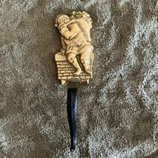 virginia metalcrafters Santa chimney stocking hanger