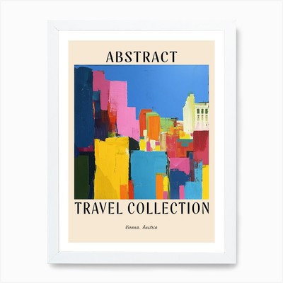 Abstract Travel Collection Poster V Framed Wall Art Poster Canvas Print Picture