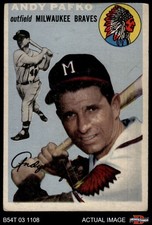 1954 Topps #79 Andy Pafko Braves 2 - GOOD