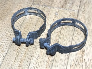 83 84 Honda XR350 XR 350 500 OEM Airbox Intake Tube Insulator Band Clamps
