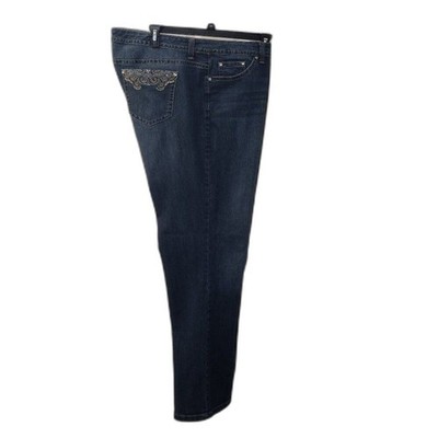 New Direction 5-Pocket Boot Cut Dark Wash Demin Jeans