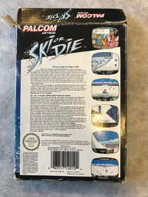 JEU NINTENDO NES SKI OR DIE EN BOITE  TESTE