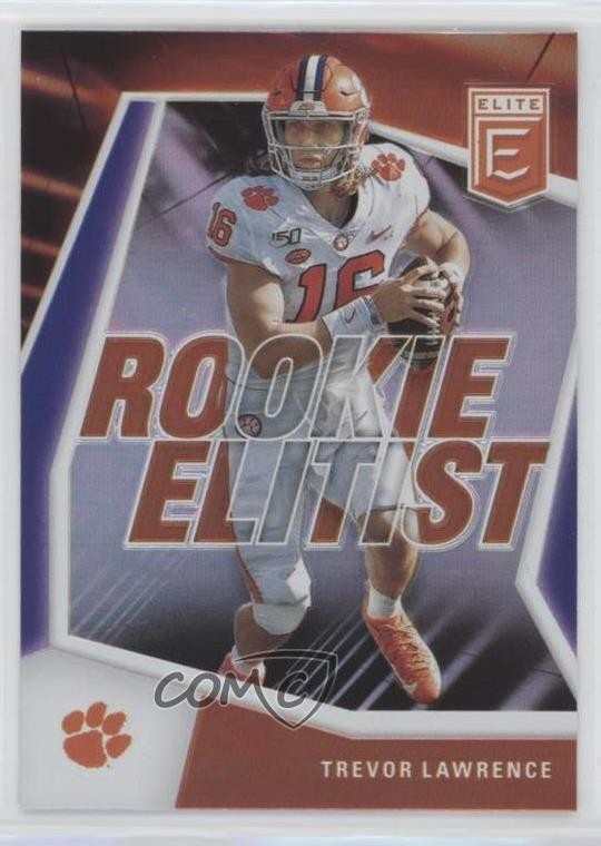 2021 Panini Donruss Elite Rookie Elitist Trevor Lawrence #RE1 RC 7i2
