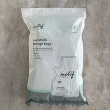 Motif Breastmilk Storage Bags 100 Count BPA-Free Leak Proof