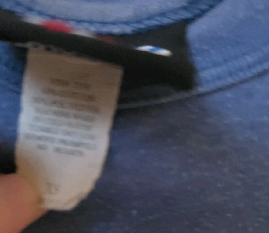 Batman Logo Junk Food T-Shirt Womens Sz XS Light Blue Distressed DC Comics - Image 3 of 3