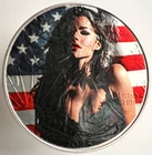 Sexy American Woman USA Flag - American Silver Eagle 1oz .999 Silver Dollar Coin